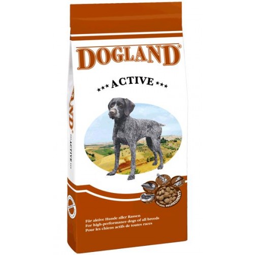 غذای خشک مخصوص سگ های اکتیو داگ لند/ 15 کیلویی/ Dogland Active